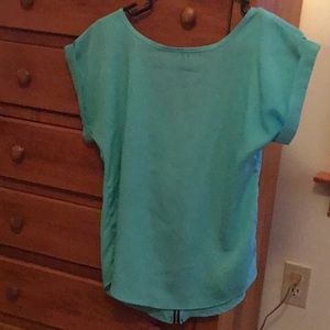 Turquoise Short Sleeve Shirt